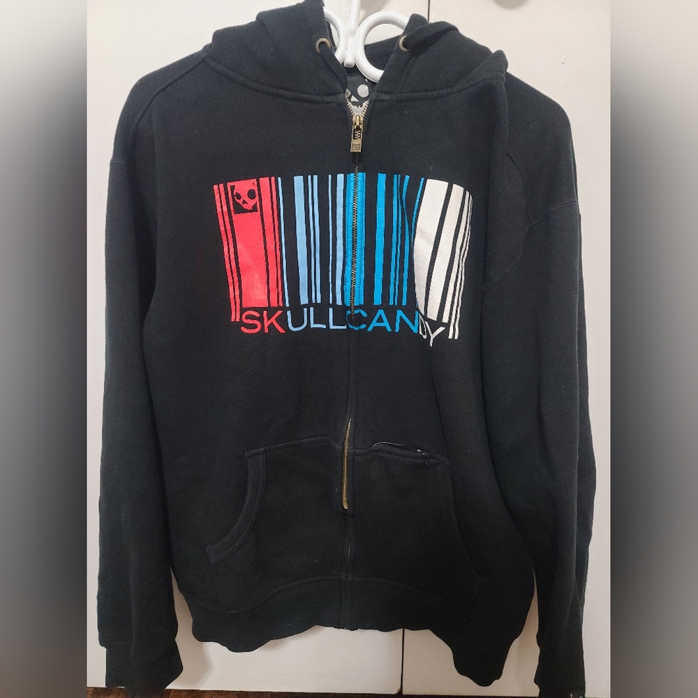 Skullcandy Black and Blue Men's Sweater